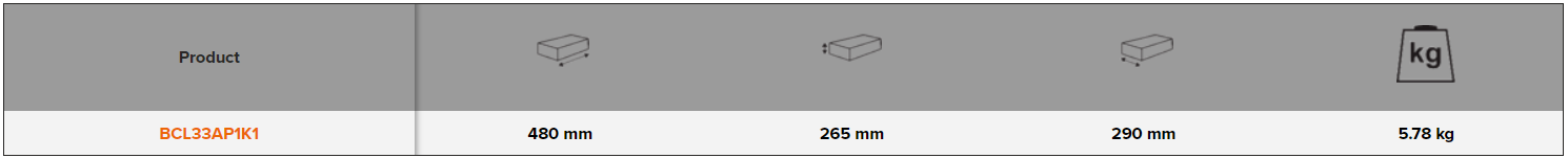 BAHCO BCL33AP1K1 18 V Cordless Orbital Angle Polisher Kit 5”Pad - Premium Polisher Kit from BAHCO - Shop now at Yew Aik.