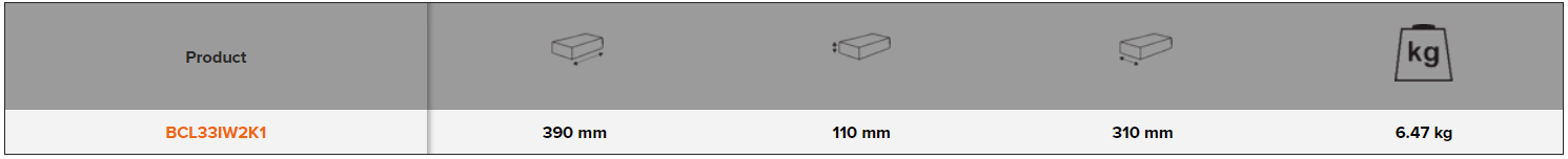BAHCO BCL33IW2K1 18 V 1/2” Cordless Impact Wrench Kit Brushless - Premium 1/2” Cordless Impact Wrench Kit from BAHCO - Shop now at Yew Aik.