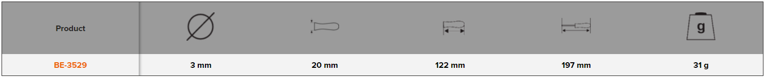 BAHCO BE-3529 ERGO O-Ring Levers Screwdriver for Desoldering - Premium O-Ring Levers Screwdriver from BAHCO - Shop now at Yew Aik.