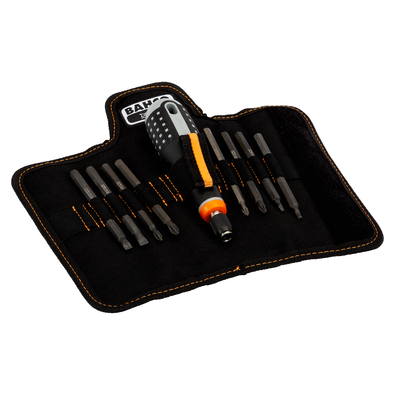 BAHCO BE-8572 ERGO Screwdriver Blade Set with Rubber Grip - 9 Pcs - Premium Screwdriver Blade Set from BAHCO - Shop now at Yew Aik.