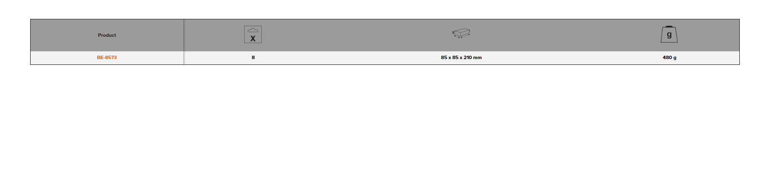 BAHCO BE-8573 ERGO Screwdriver Blade Set with Rubber Grip - 8 Pcs - Premium Screwdriver Blade Set from BAHCO - Shop now at Yew Aik.