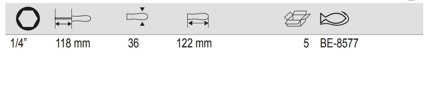 BAHCO BE-8577 ERGO Magnetic Screwdriver Bit Holder for 1/4” - Premium Screwdriver Bit Holder from BAHCO - Shop now at Yew Aik.