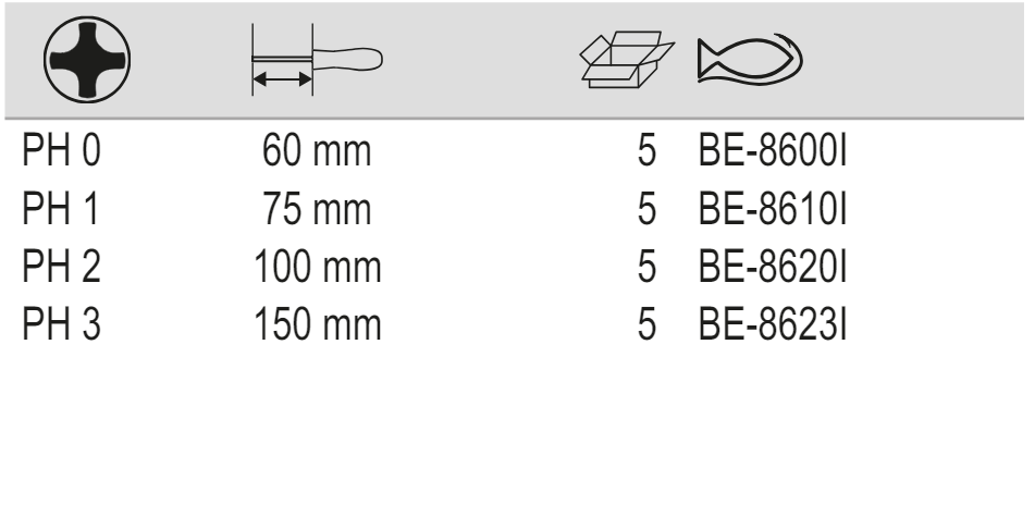 BAHCO BE-8600i-BE-8623i Phillips Screwdriver 3-Component Handle - Premium Phillips Screwdriver from BAHCO - Shop now at Yew Aik.