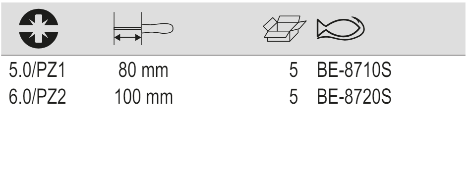 BAHCO BE-8710S - BE-8720S ERGO VDE Insulated Pozidriv Screwdriver - Premium Pozidriv Screwdriver from BAHCO - Shop now at Yew Aik.