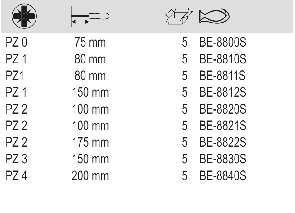 BAHCO BE-8800S - BE-8840S ERGO VDE Insulated Pozidriv Screwdriver - Premium Pozidriv Screwdriver from BAHCO - Shop now at Yew Aik.