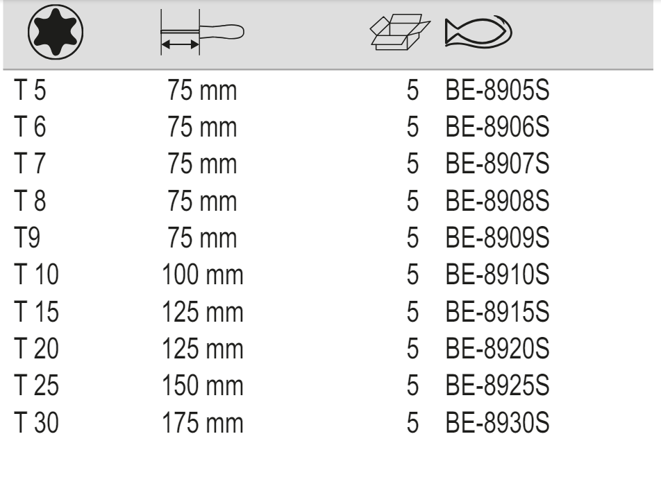 BAHCO BE-8910S - BE-8930S ERGO VDE Insulated TORX Screwdriver - Premium TORX Screwdriver from BAHCO - Shop now at Yew Aik.