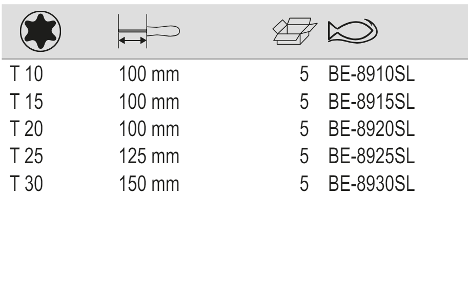 BAHCO BE-8910SL - BE-8930SL Slim VDE Insulated TORX Screwdriver - Premium TORX Screwdriver from BAHCO - Shop now at Yew Aik.