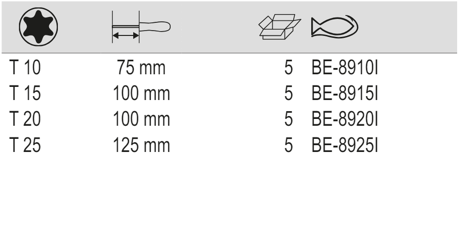 BAHCO BE-8910i - BE-8925i Stainless Steel TORX Screwdriver - Premium TORX Screwdriver from BAHCO - Shop now at Yew Aik.