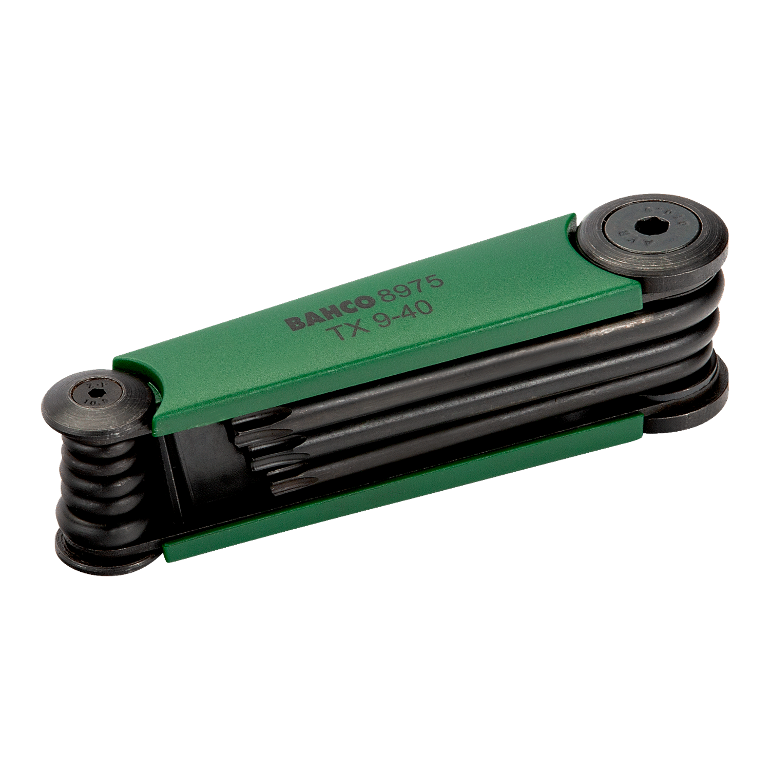 BAHCO BE-8975 TORX Hex Folding L-Key Set Phosphate Finish - 8 Pcs - Premium Hex Folding L-Key Set from BAHCO - Shop now at Yew Aik.