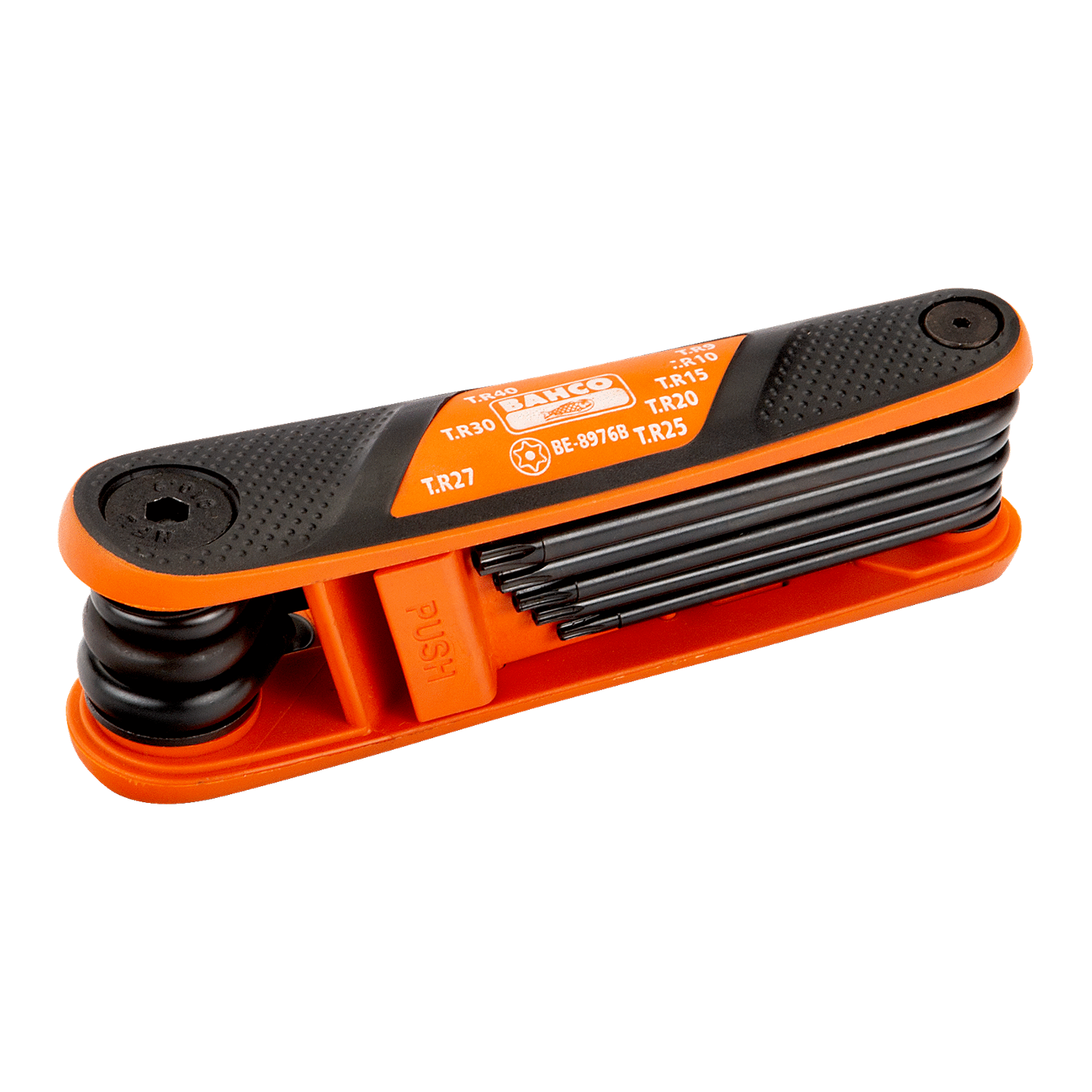 BAHCO BE-8976B TORX Hex Folding Key Set Phosphate Finish - 8 Pcs - Premium Hex Folding Key Set from BAHCO - Shop now at Yew Aik.