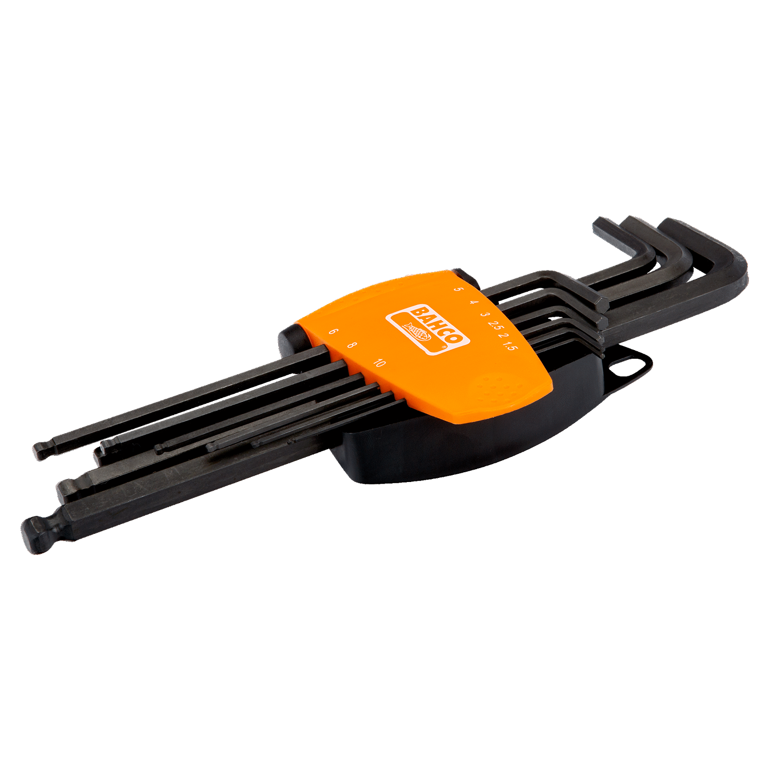 BAHCO BE-9678 Metric Long Ball End Hexagon Key Set Holder - 9 Pcs - Premium Hexagon Key Set from BAHCO - Shop now at Yew Aik.