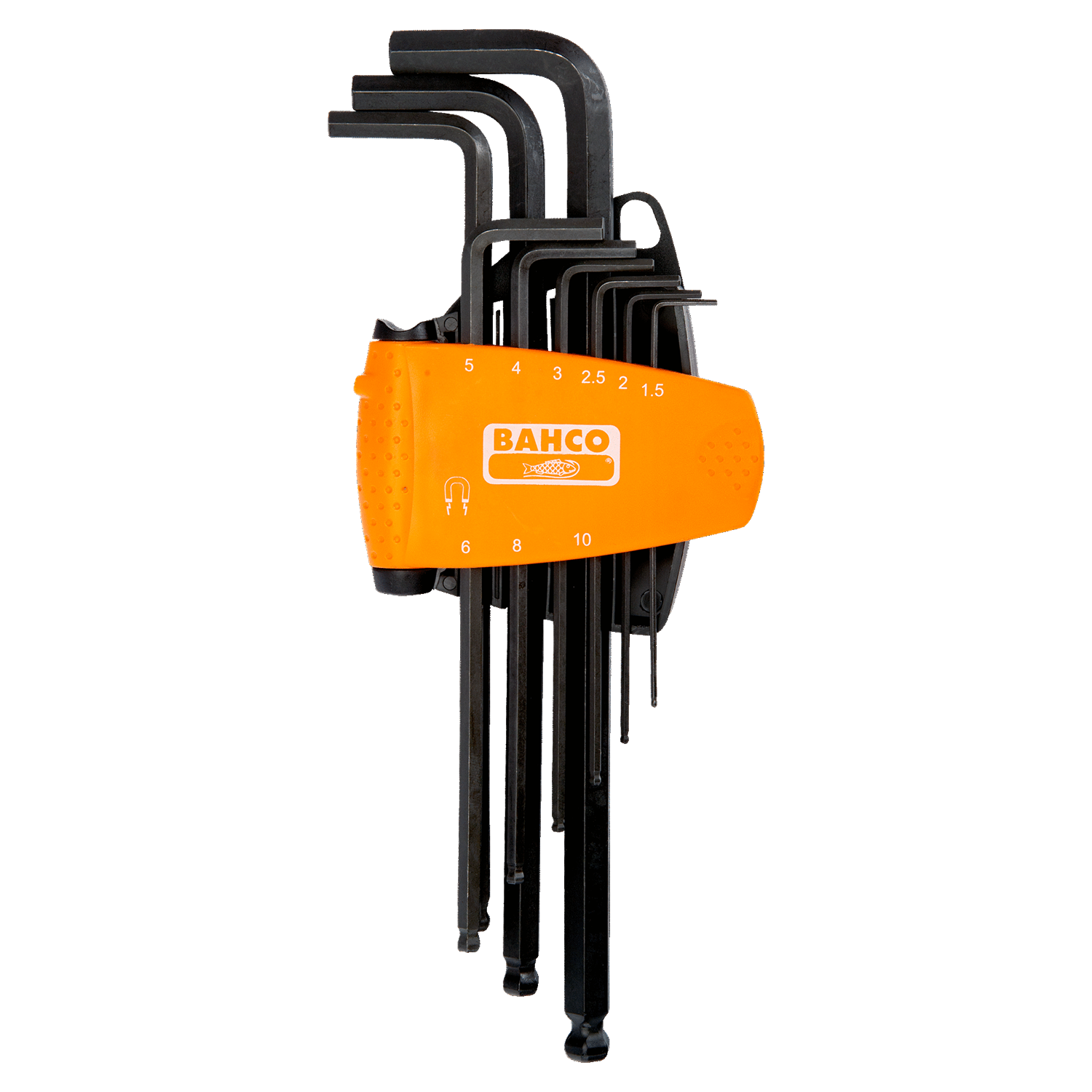 BAHCO BE-9688 Metric Long Ball End Hexagon Key Set - 9 Pcs - Premium Hexagon Key Set from BAHCO - Shop now at Yew Aik.