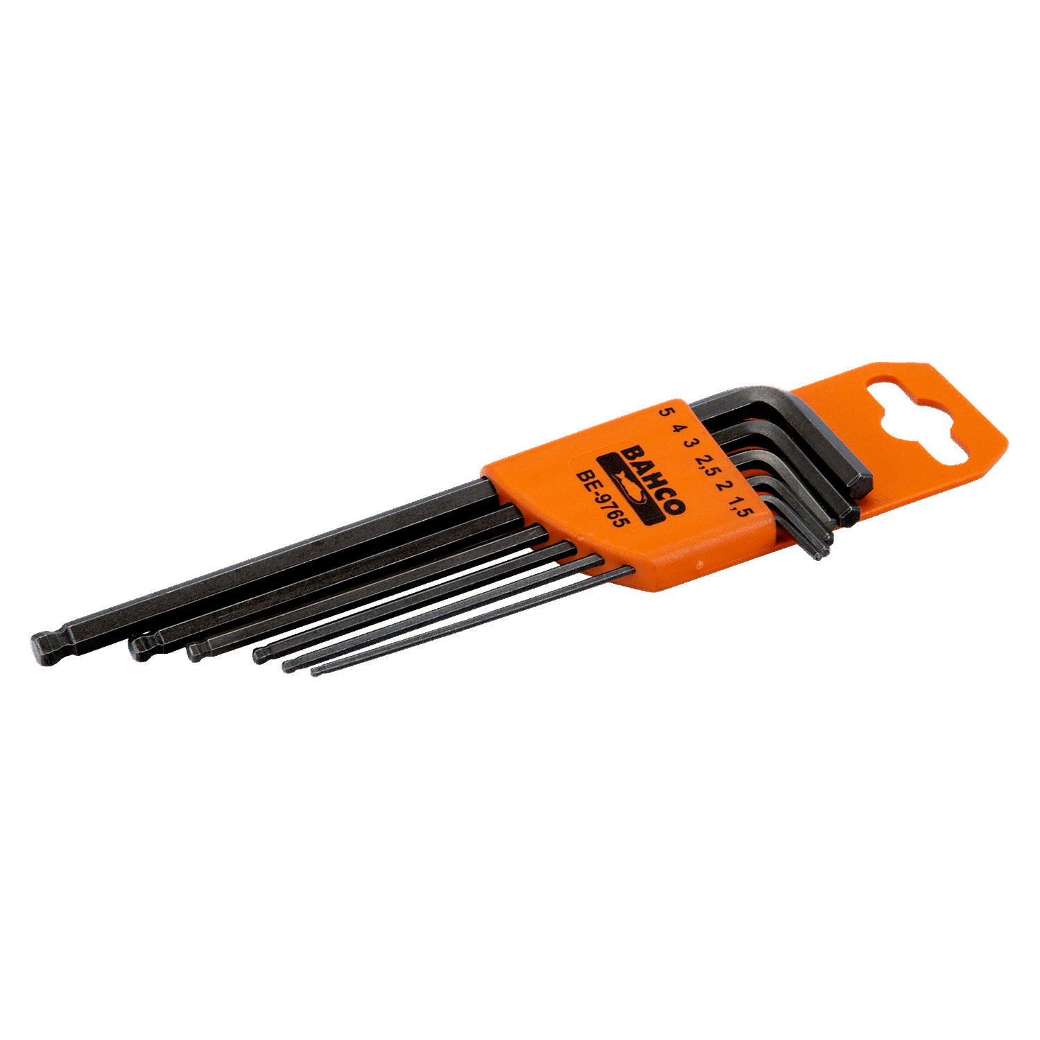 BAHCO BE-9765 Metric Long Ball End Hexagon Key Set - 6 Pcs - Premium Hexagon Key Set from BAHCO - Shop now at Yew Aik.