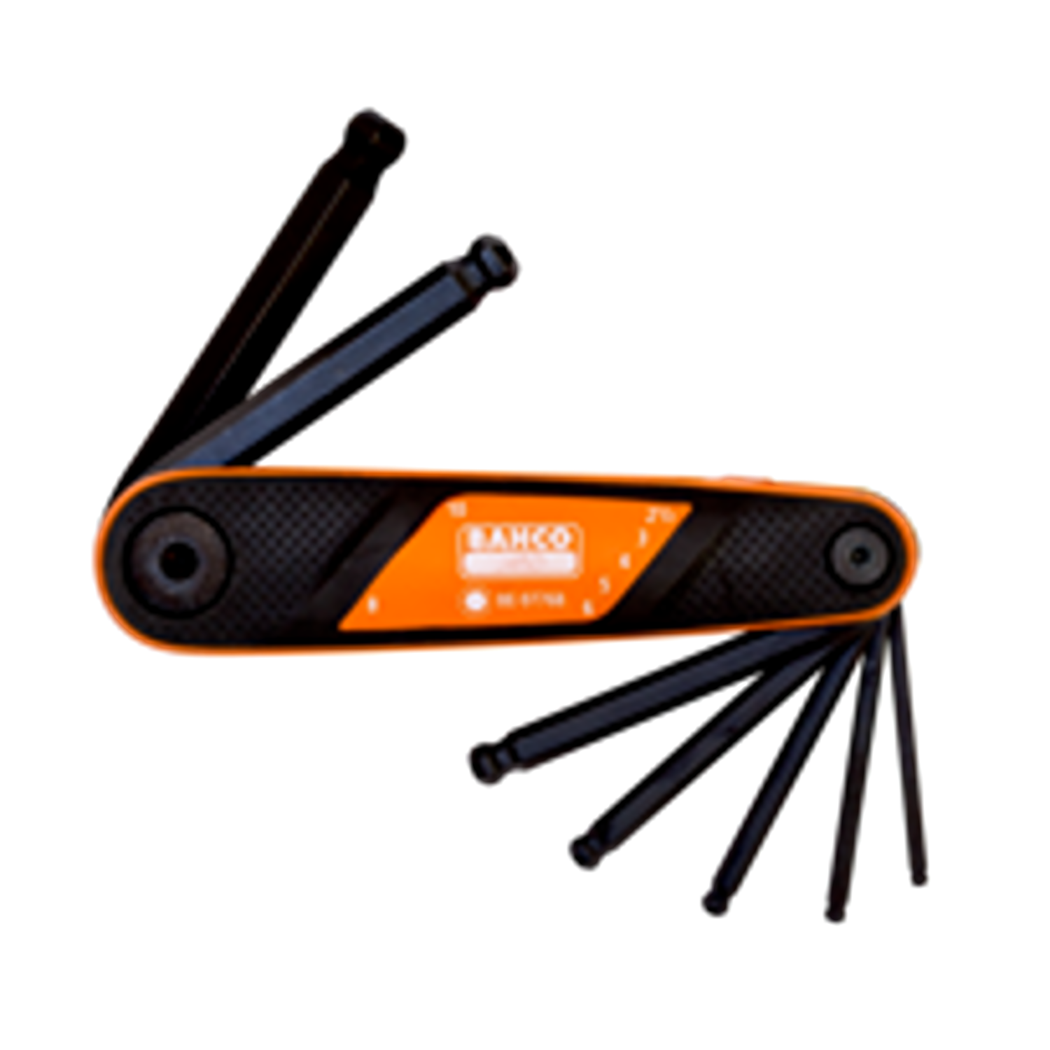 BAHCO BE-9776B Metric Ball End Hex Folding L-Key Set - 7 Pcs - Premium Hex Folding L-Key Set from BAHCO - Shop now at Yew Aik.