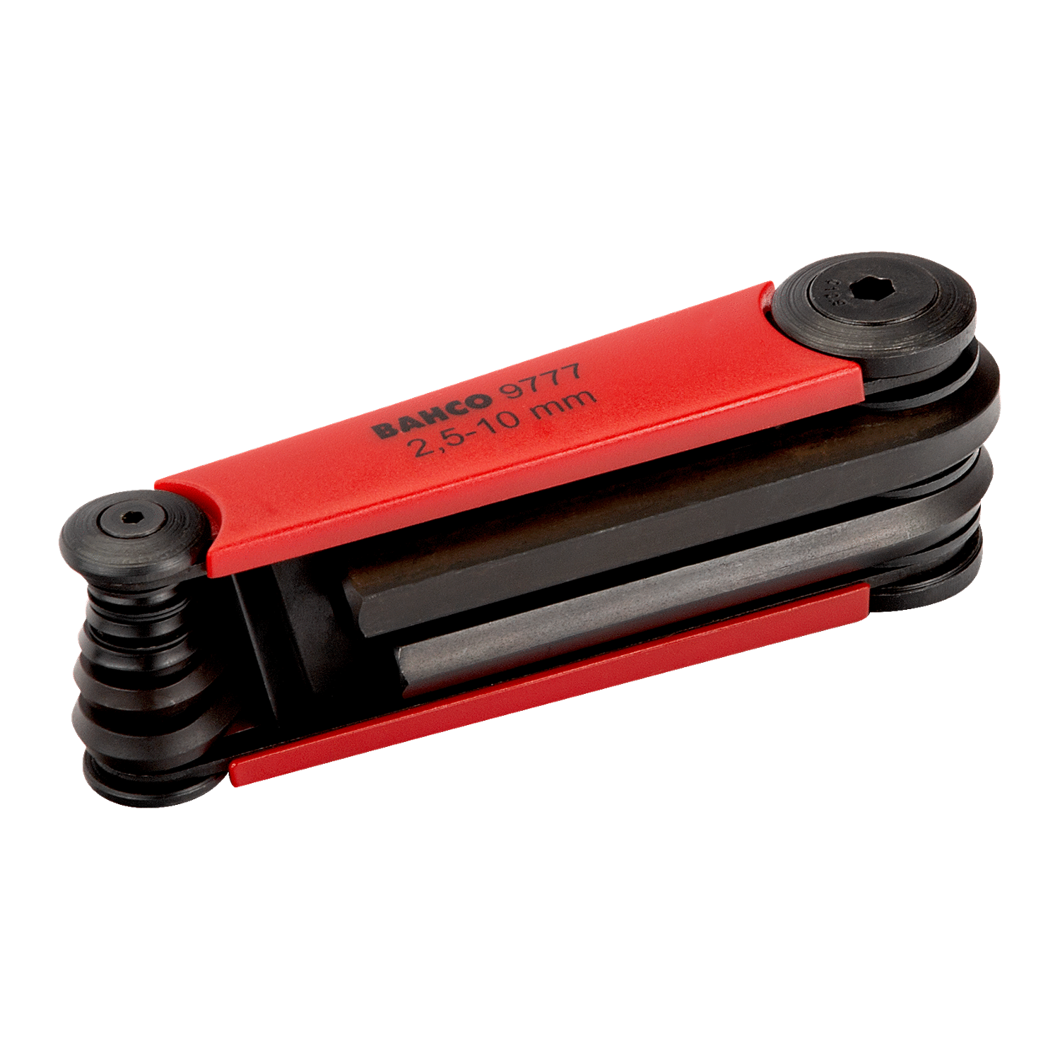 BAHCO BE-9777 Metric Hex Folding L-Key Set 2.5 mm-10 mm - 7 Pcs - Premium Hex Folding L-Key Set from BAHCO - Shop now at Yew Aik.