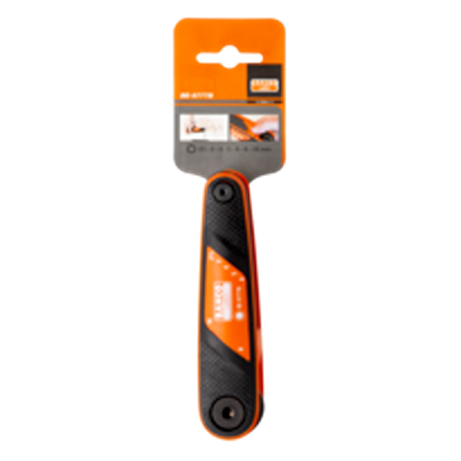 BAHCO BE-9777B Metric Hex Folding L-Key Set - 7 Pcs - Premium Hex Folding L-Key Set from BAHCO - Shop now at Yew Aik.