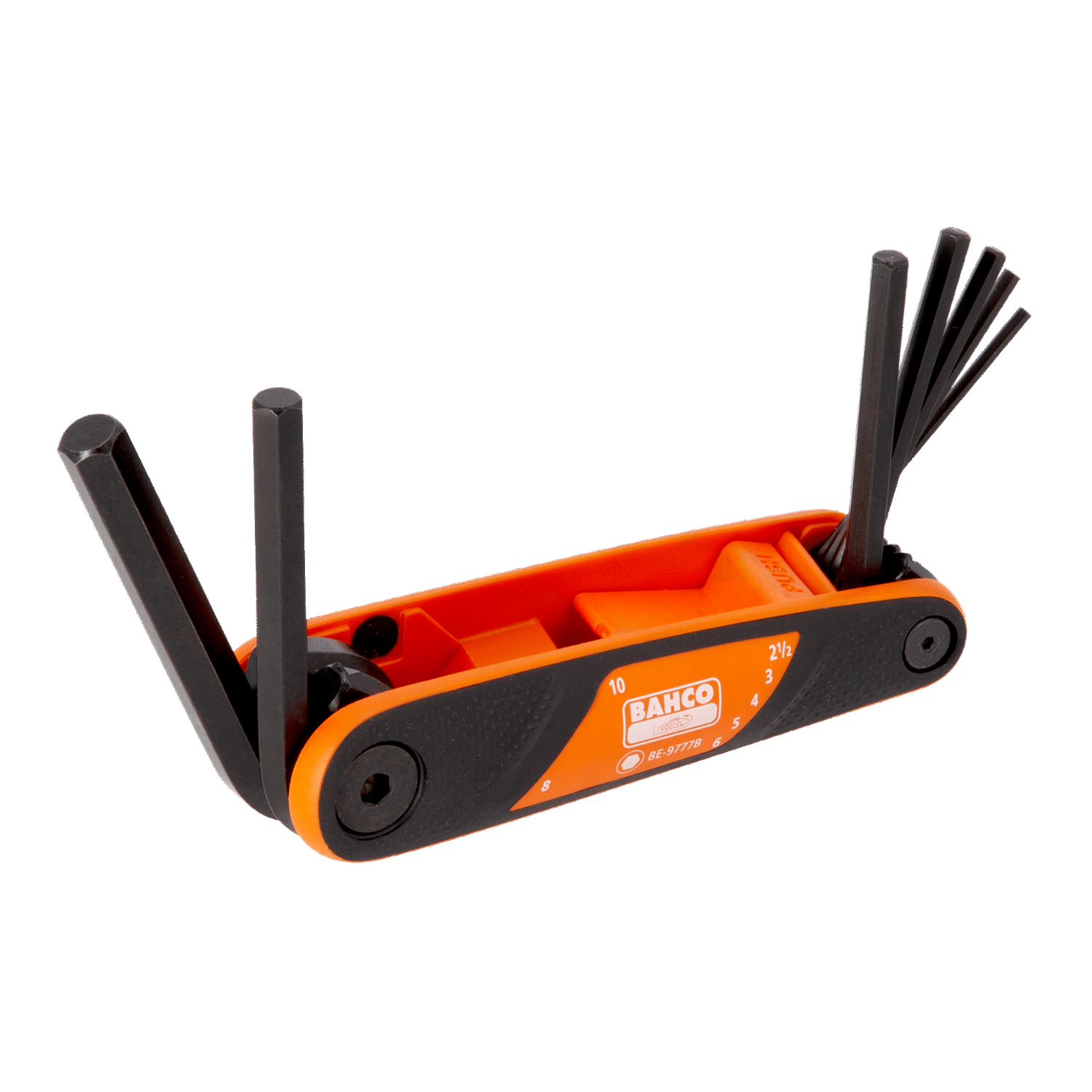 BAHCO BE-9777B Metric Hex Folding L-Key Set - 7 Pcs - Premium Hex Folding L-Key Set from BAHCO - Shop now at Yew Aik.