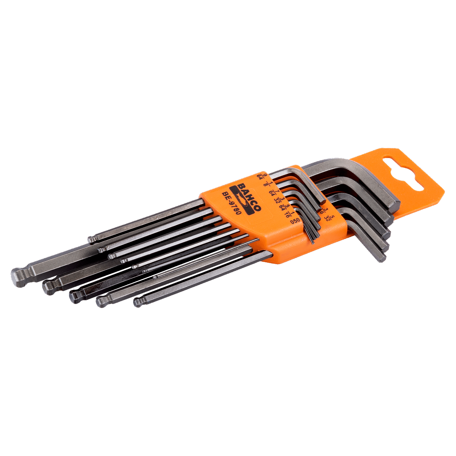 BAHCO BE-9780 Imperial Long Ball End Hexagon Key Set - 12 Pcs - Premium Hexagon Key Set from BAHCO - Shop now at Yew Aik.