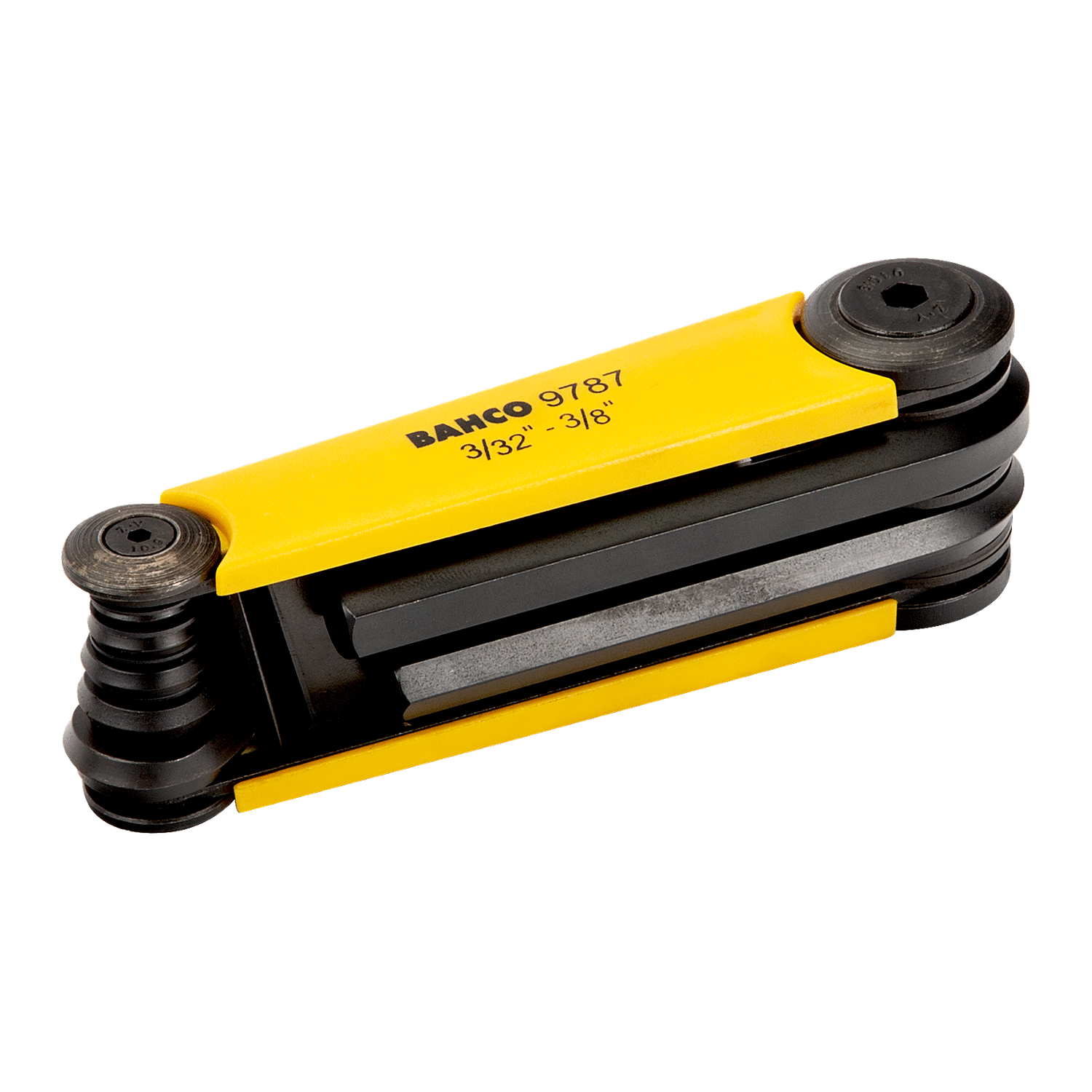 BAHCO BE-9787 Imperial Hex Folding L-Key Set - 7 Pcs - Premium Hex Folding L-Key Set from BAHCO - Shop now at Yew Aik.