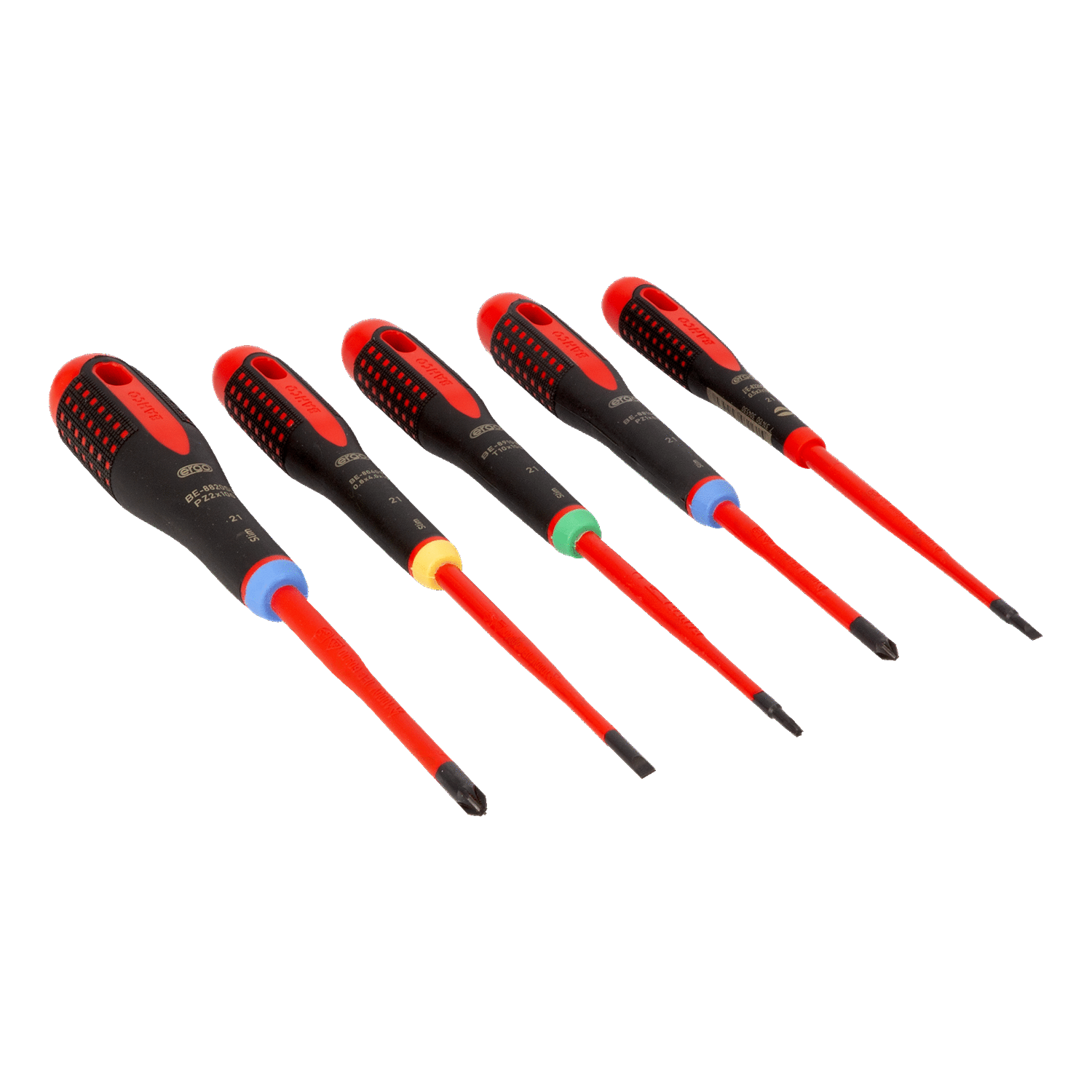 BAHCO BE-9872SL VDE Slotted, Pozidriv and Torx Screwdriver Set - Premium Screwdriver Set from BAHCO - Shop now at Yew Aik.