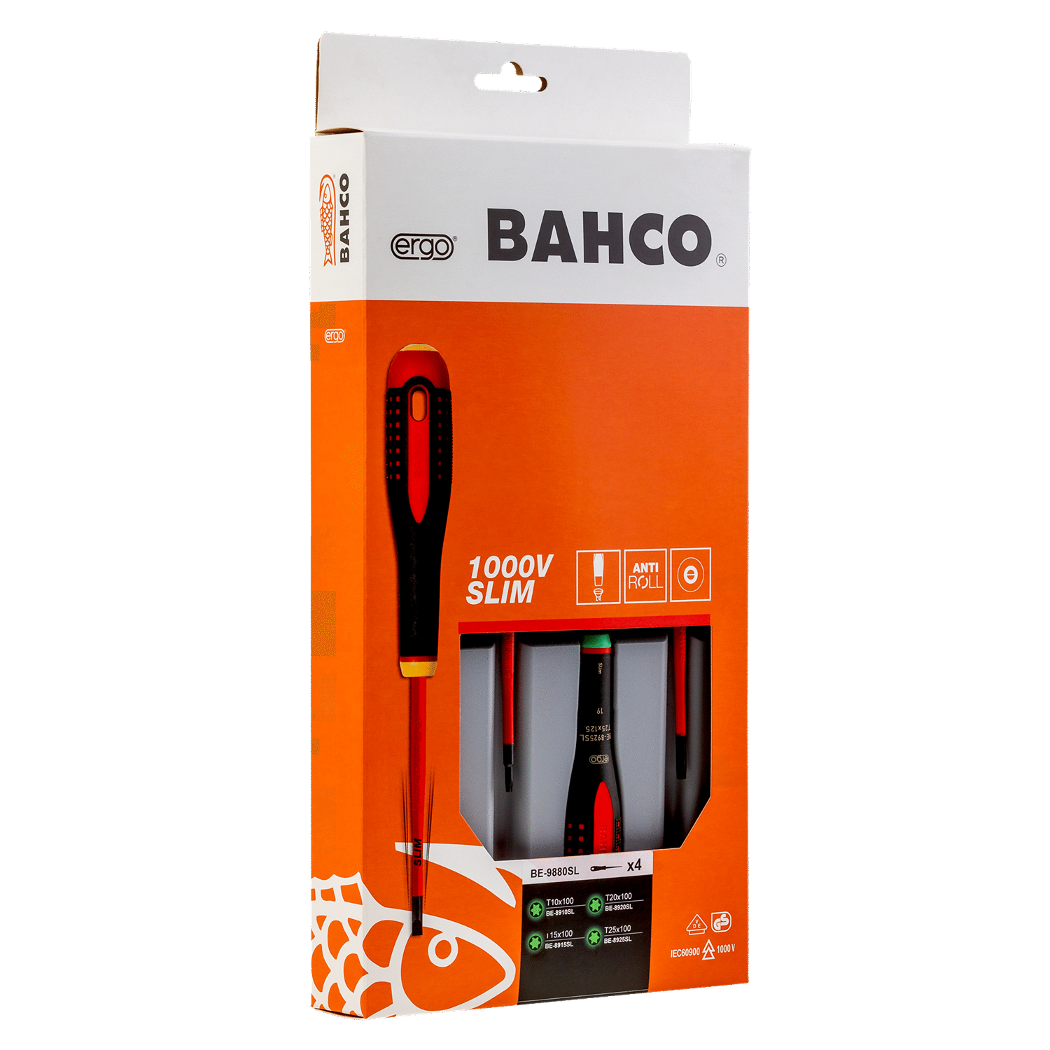 BAHCO BE-9880SL Slim VDE Insulated TORX Screwdriver Set - Premium Screwdriver Set from BAHCO - Shop now at Yew Aik.