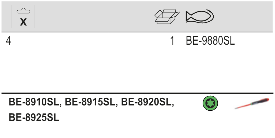 BAHCO BE-9880SL Slim VDE Insulated TORX Screwdriver Set - Premium Screwdriver Set from BAHCO - Shop now at Yew Aik.