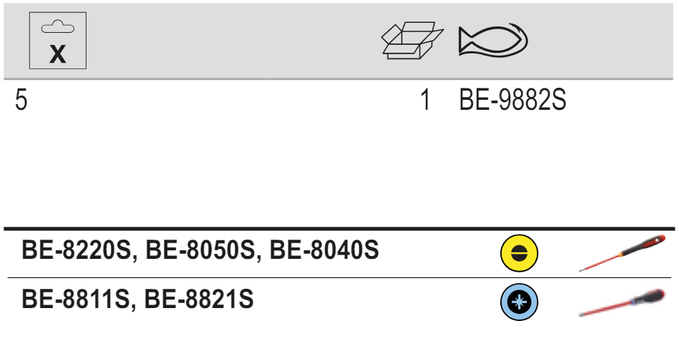 BAHCO BE-9882S VDE Insulated Slotted and Pozidriv Screwdriver Set - Premium Screwdriver Set from BAHCO - Shop now at Yew Aik.