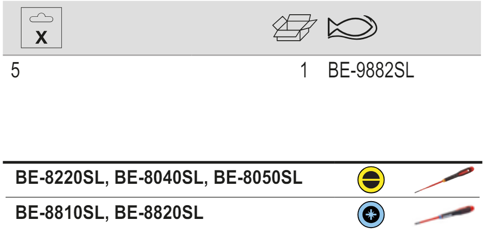 BAHCO BE-9882SL Insulated Slotted and Pozidriv Screwdriver Set - Premium Screwdriver Set from BAHCO - Shop now at Yew Aik.