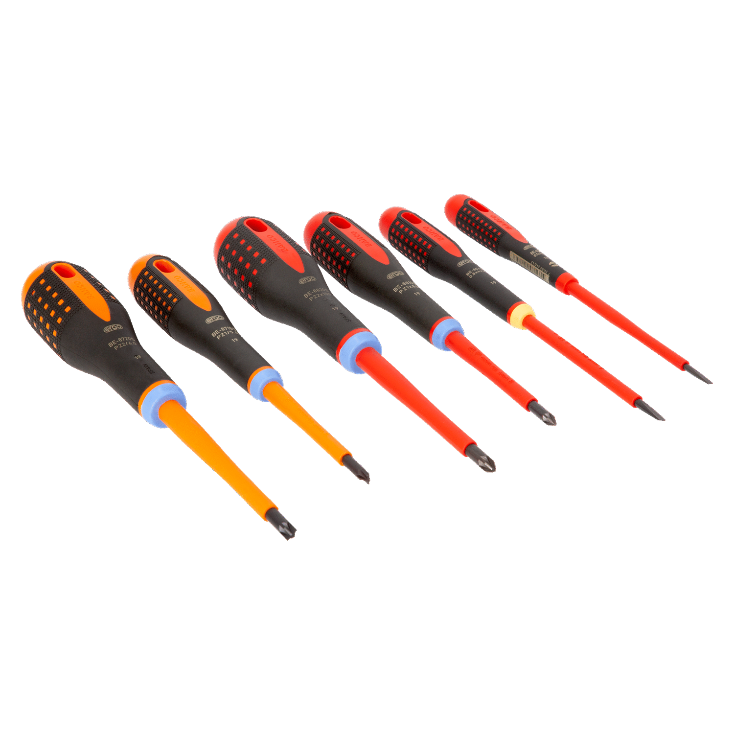 BAHCO BE-9884S VDE Insulated Slotted and Pozidriv Screwdriver Set - Premium Screwdriver Set from BAHCO - Shop now at Yew Aik.