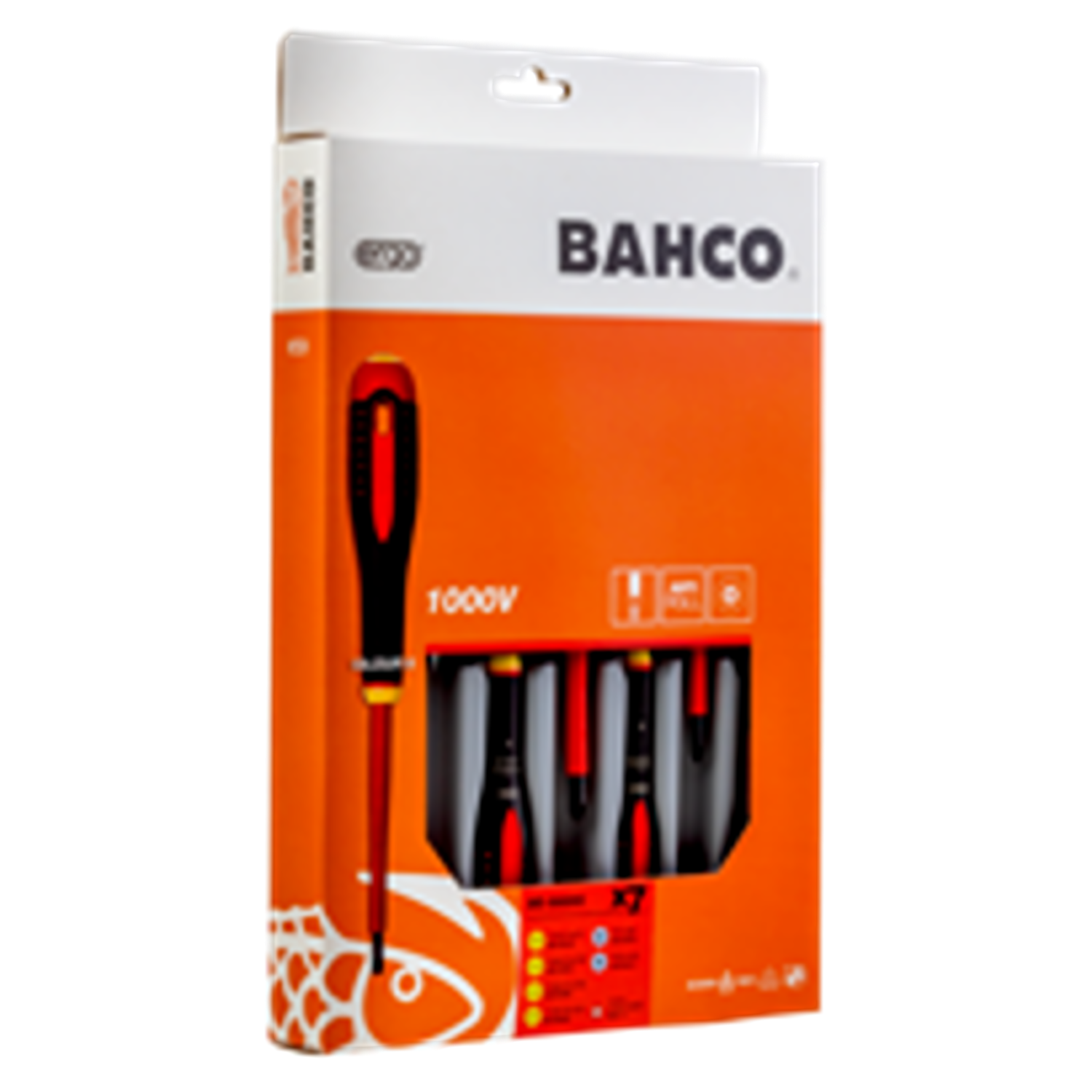 BAHCO BE-9889S VDE Insulated Slotted and Pozidriv Screwdriver Set - Premium Screwdriver Set from BAHCO - Shop now at Yew Aik.