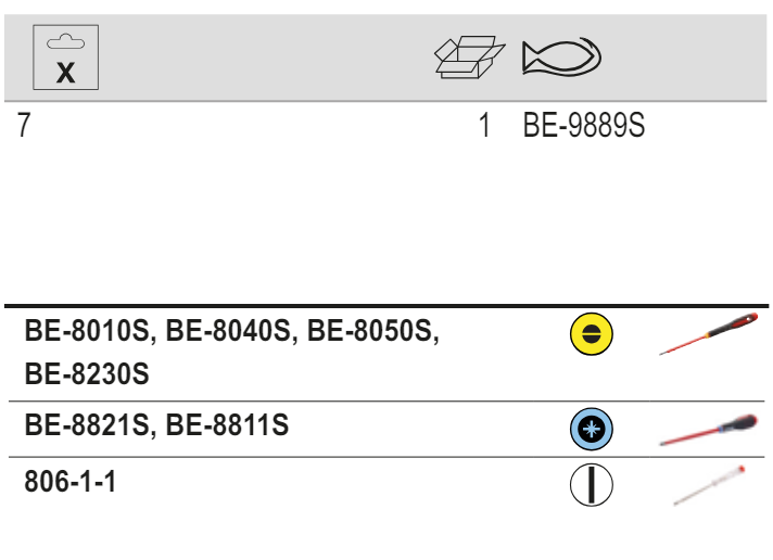 BAHCO BE-9889S VDE Insulated Slotted and Pozidriv Screwdriver Set - Premium Screwdriver Set from BAHCO - Shop now at Yew Aik.