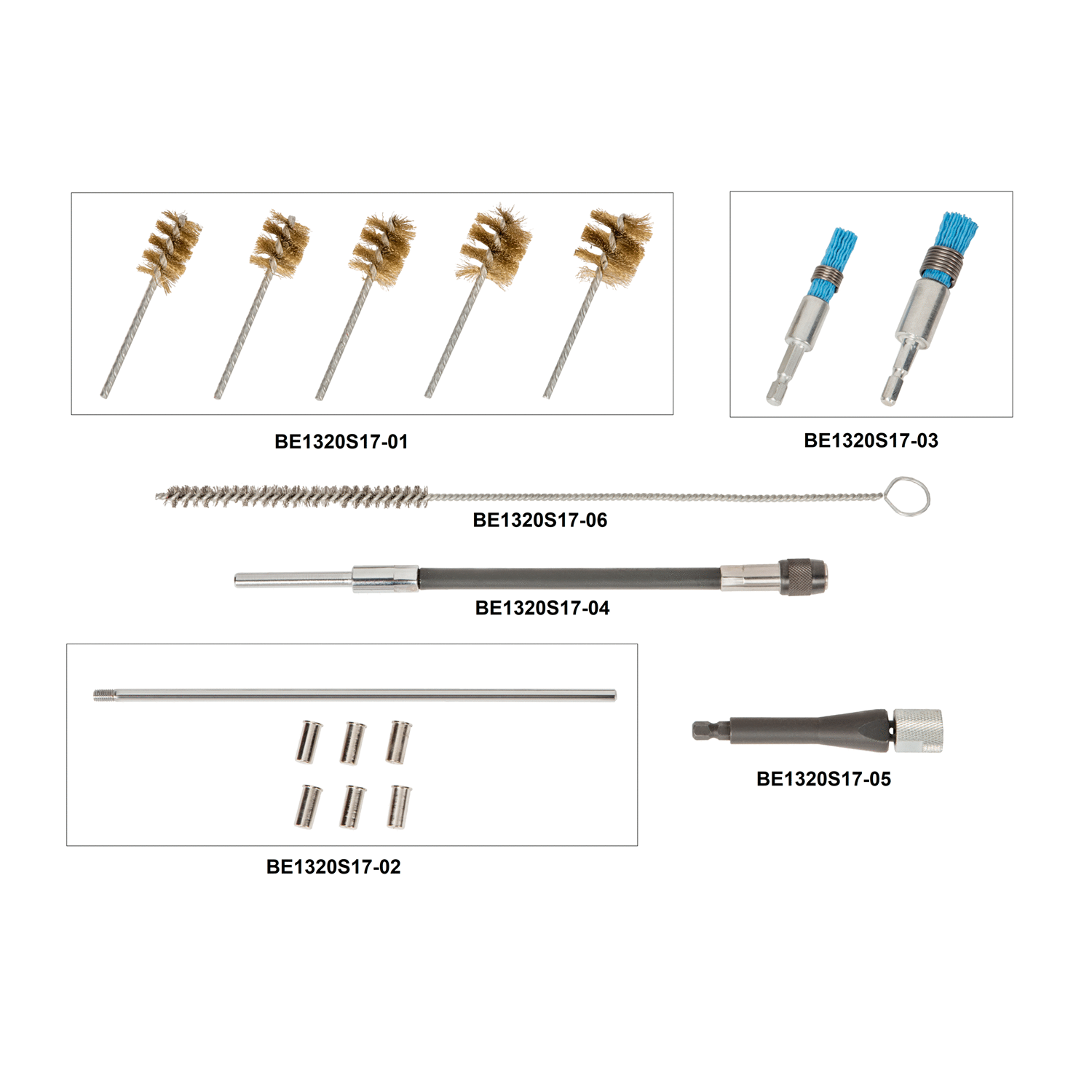BAHCO BE1320S17 Diesel Injector Seat Cleaner Set (BAHCO Tools) - Premium Diesel Injector Seat Cleaner Set from BAHCO - Shop now at Yew Aik.