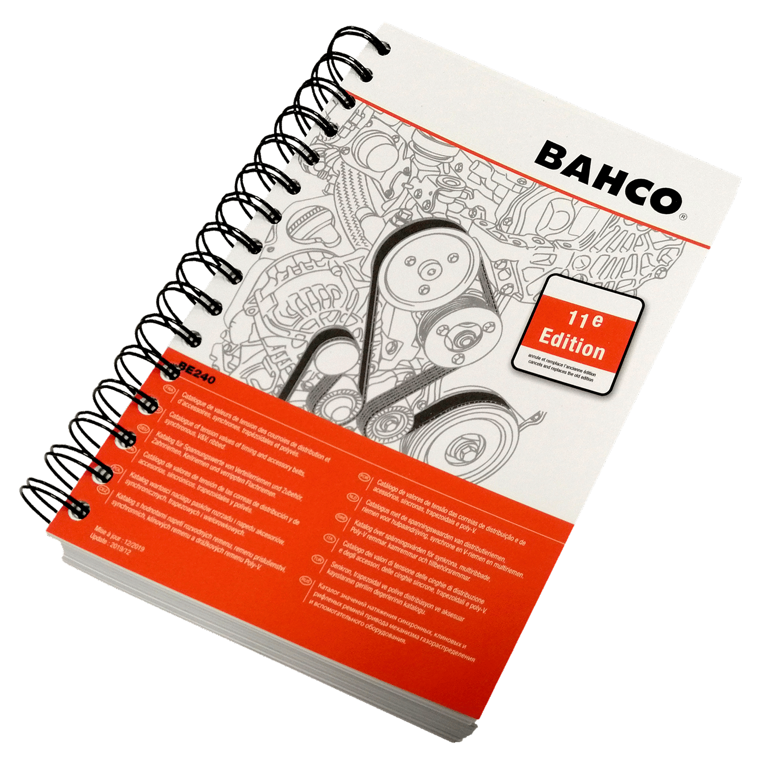 BAHCO BE240-CAT Data book of tension values (BAHCO Tools) - Premium BE240-CAT from BAHCO - Shop now at Yew Aik.