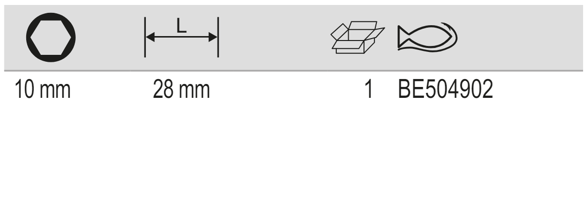 BAHCO BE504902 3/8" Screwdriver Bit Adaptor (BAHCO Tools) - Premium 3/8" Screwdriver Bit Adaptor from BAHCO - Shop now at Yew Aik.