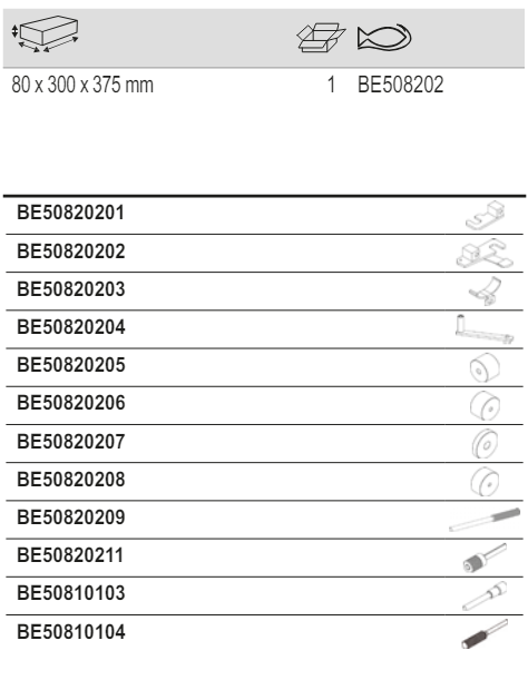 BAHCO BE508202 Engine Timing Kit Renault 1.5-1.9-2.2-2.5 Diesel - Premium Engine Timing Kit from BAHCO - Shop now at Yew Aik.