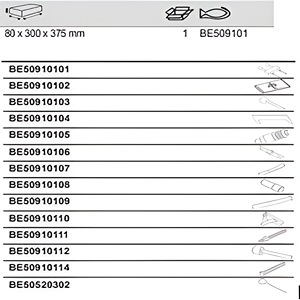 BAHCO BE509101 Engine Timing kit VW Group 1.4-1.6-1.8-2.0 petrol - Premium Engine Timing Kit from BAHCO - Shop now at Yew Aik.