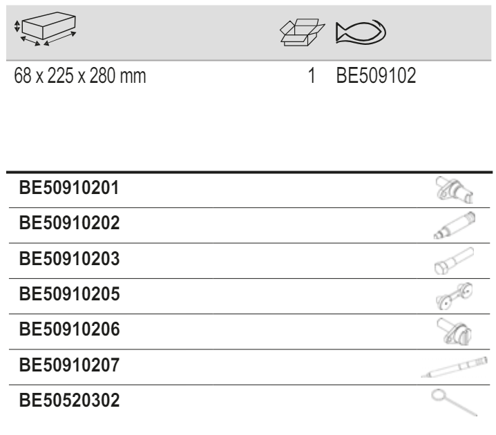 BAHCO BE509102 Engine Timing kit for VW Group 1.2-1.4-1.6 petrol - Premium Engine Timing Kit from BAHCO - Shop now at Yew Aik.