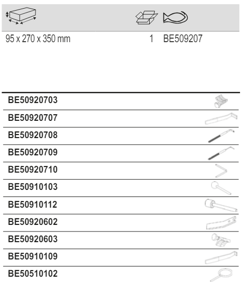 BAHCO BE509207 Engine Timing kit for VW Group 1.2-1.4 diesel - Premium Engine Timing Kit from BAHCO - Shop now at Yew Aik.