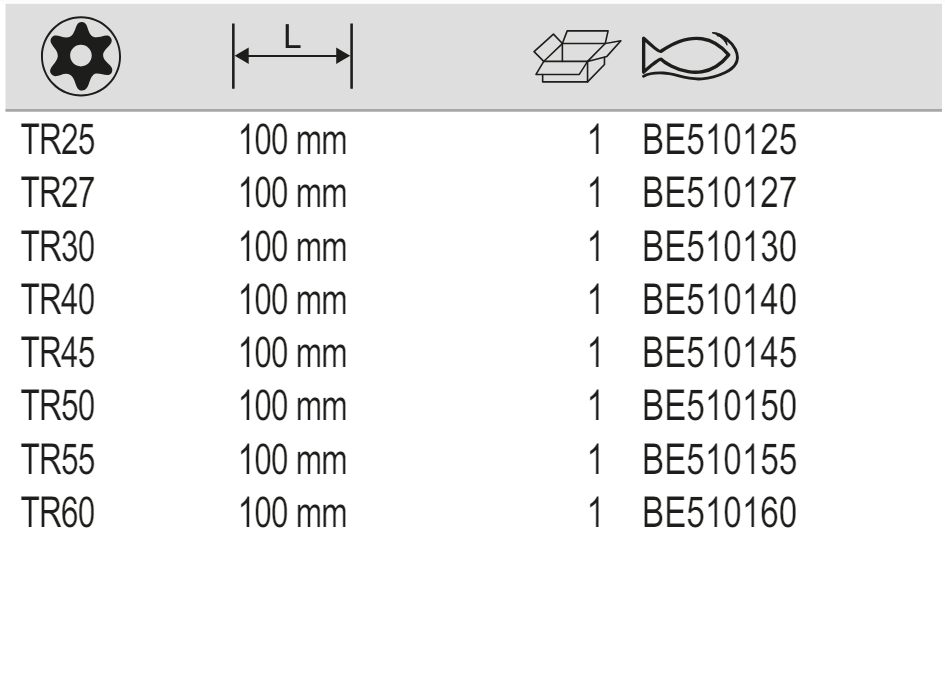 BAHCO BE510125-BE510160 1/2" Tamper Torx Socket Bit (BAHCO Tools) - Premium 1/2" Tamper Torx Socket Bit from BAHCO - Shop now at Yew Aik.
