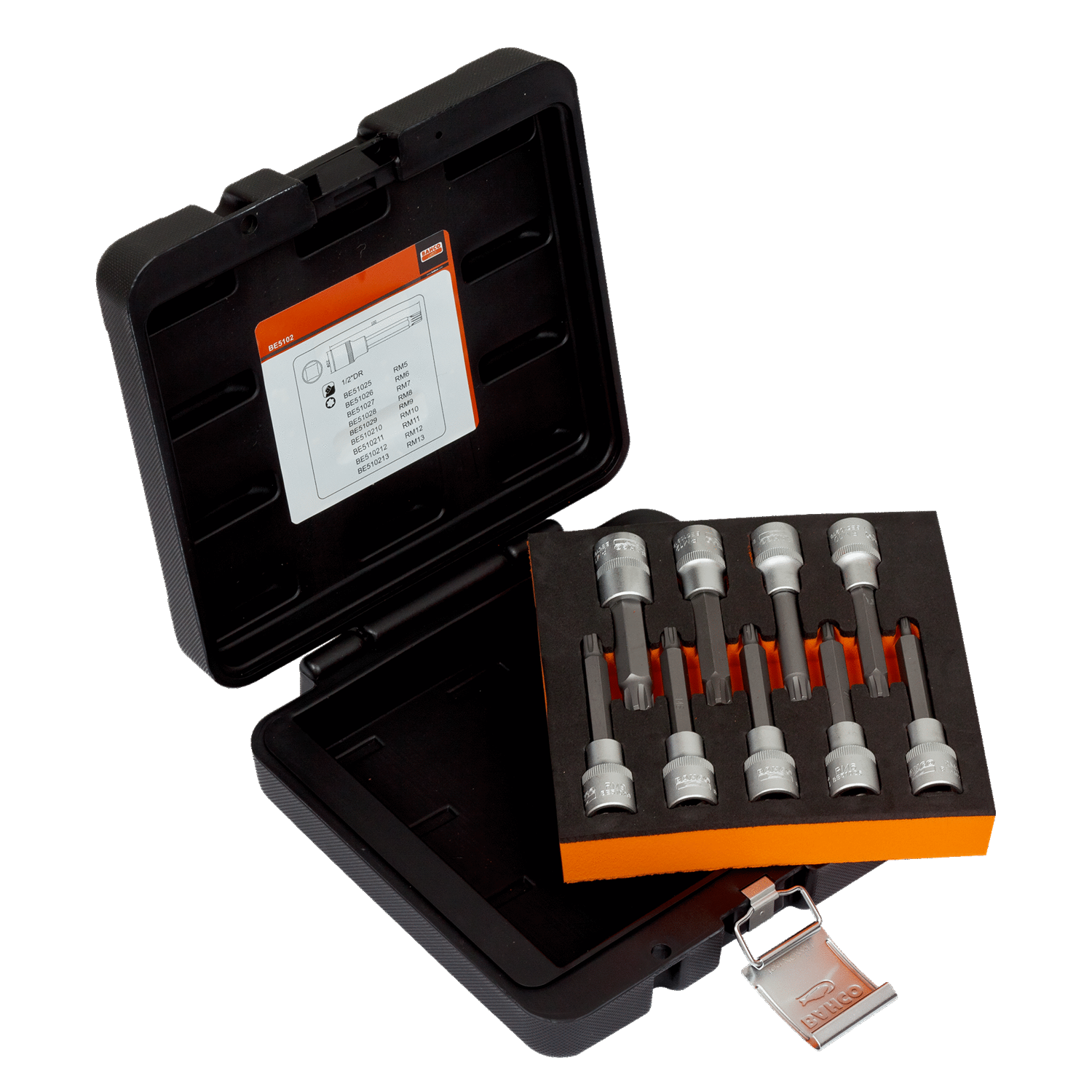 BAHCO BE5102 1/2" Ribe Socket Bit Set, Suitable For Engines - Premium 1/2" Ribe Socket Bit Set from BAHCO - Shop now at Yew Aik.