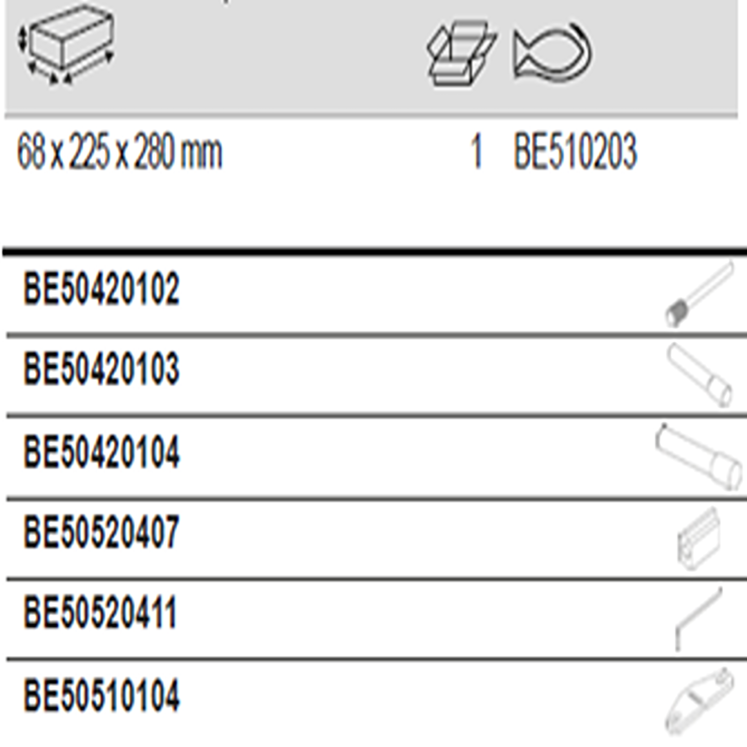BAHCO BE510203 Engine Timing kit for Volvo 1.6 - 2.0 diesel - Premium Engine Timing Kit from BAHCO - Shop now at Yew Aik.