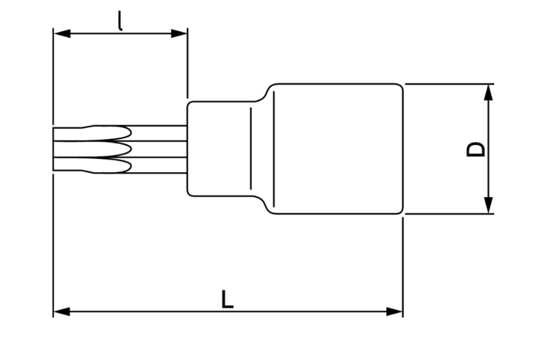 BAHCO BE51025-BE510213 1/2" Ribe Socket Bit (BAHCO Tools) - Premium 1/2" Ribe Socket Bit from BAHCO - Shop now at Yew Aik.