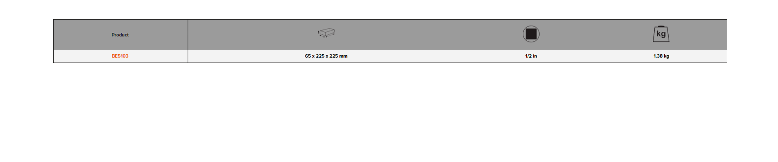 BAHCO BE5103 1/2" XZN Socket Bit Set, Suitable For Engines - Premium 1/2" XZN Socket Bit Set from BAHCO - Shop now at Yew Aik.