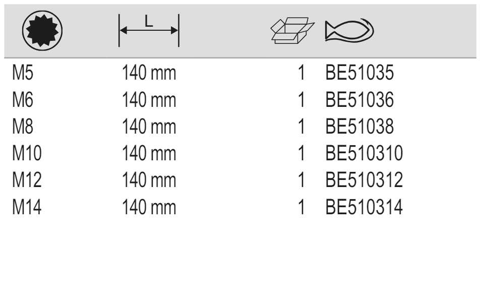 BAHCO BE51035-BE510314 1/2" XZN Socket Bit (BAHCO Tools) - Premium 1/2" XZN Socket Bit from BAHCO - Shop now at Yew Aik.