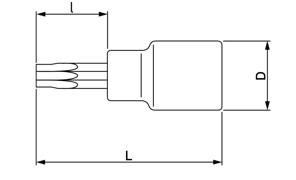 BAHCO BE51035-BE510314 1/2" XZN Socket Bit (BAHCO Tools) - Premium 1/2" XZN Socket Bit from BAHCO - Shop now at Yew Aik.