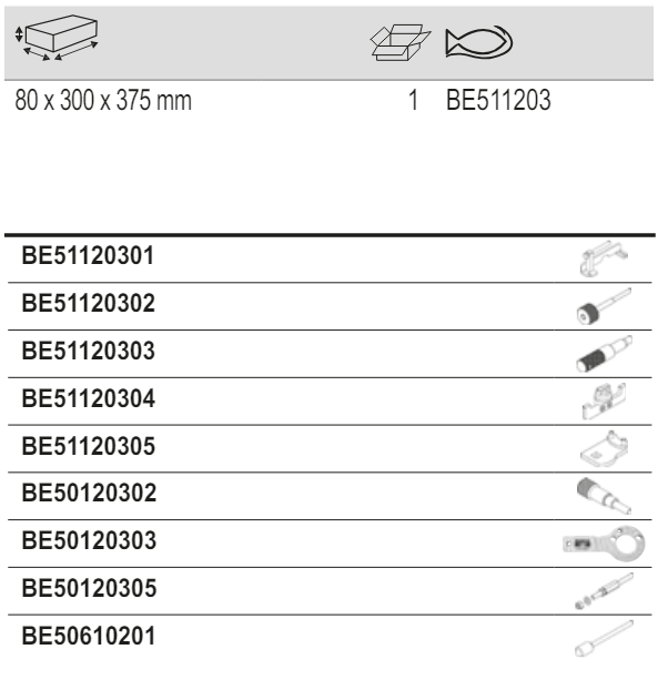BAHCO BE511203 Engine Timing kit Saab 1.9 - 2.0 - 2.2 Tid diesel - Premium Engine Timing Kit from BAHCO - Shop now at Yew Aik.