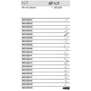BAHCO BE512201 Universal Injector Removal Tool Kit (BAHCO Tools) - Premium Injector Removal Tool Kit from BAHCO - Shop now at Yew Aik.