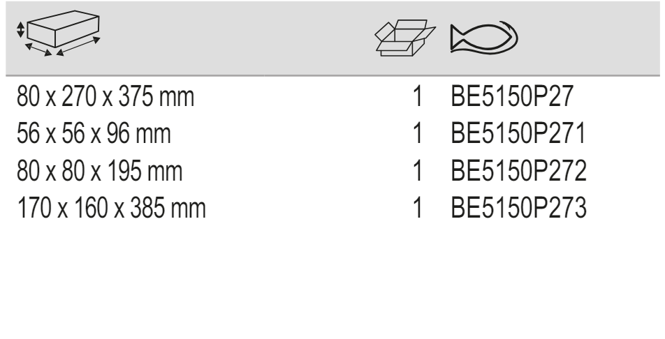 BAHCO BE5150P27 Crankshaft And Camshaft Seal Installation Set - Premium Installation Set from BAHCO - Shop now at Yew Aik.