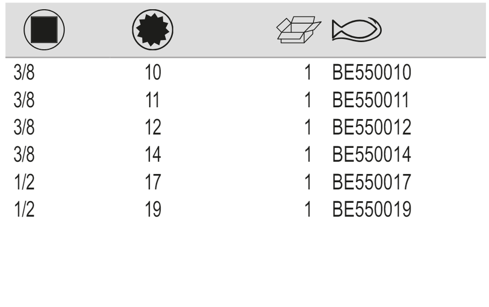 BAHCO BE5500-10/11/12/14 3/8" Bi-Hexagon Slotted Socket - Premium 3/8" Bi-Hexagon Slotted Socket from BAHCO - Shop now at Yew Aik.