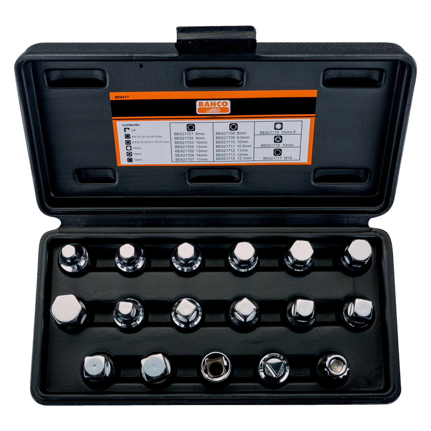 BAHCO BE6217 Oil Drain Plug Socket Set (BAHCO Tools) - Premium Oil Drain Plug Socket Set from BAHCO - Shop now at Yew Aik.
